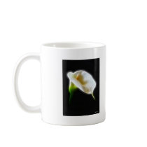 Elegant Calla Lily Flowers 3 Modern Coffee Mugs