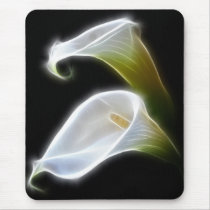 Elegant Calla Lily Flowers 4 Modern Mousepad
