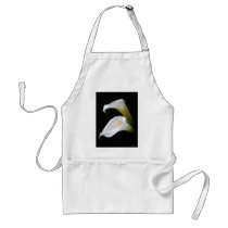 Elegant Calla Lily Flowers 4 Painterly Apron