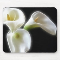 Elegant Calla Lily Flowers 6 Modern Mouse Pad