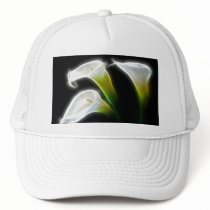 Elegant Calla Lily Flowers 7 Modern Trucker Hats