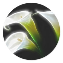 Elegant Calla Lily Flowers 7 Modern Sticker
