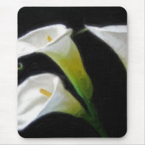 Elegant Calla Lily Flowers 7 Painterly Mousepads