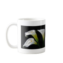 Elegant Calla Lily Flowers 7 Painterly Coffee Mugs