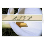 Elegant Calla Lily RSVP Card