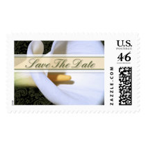 Elegant Calla Lily Save The Date Large Postage postage