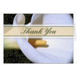 Elegant Calla Lily Thank You Card