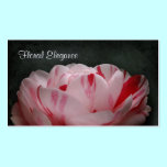 Elegant Camellia Floral Business Card business cards