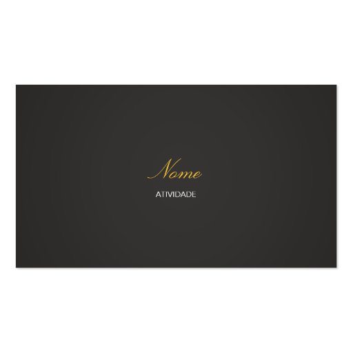 Elegant card business card template (front side)