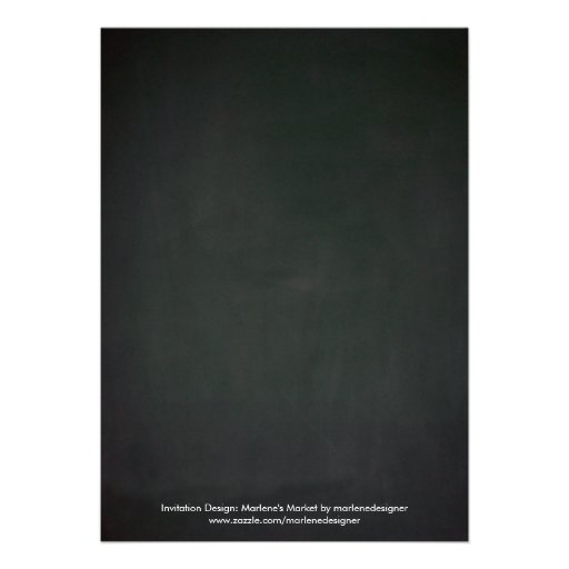 Elegant Chalkboard Halloween Invitation