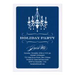 Elegant Chandelier Holiday Party Invitation invitations