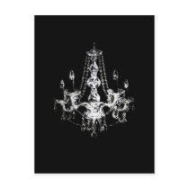 Elegant Chandelier ~ Postcard