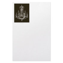 Elegant Chandelier Stationery Paper