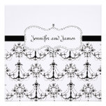 Elegant Chandelier Wedding Invitations