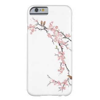 Elegant Cherry Blossom white vintage iPhone 6 case