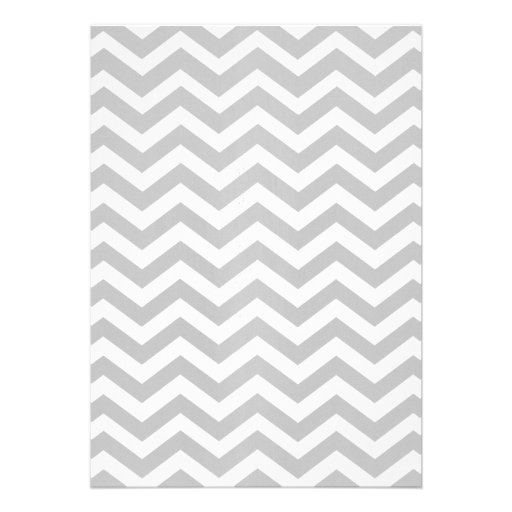 Elegant Chevron Bridal Shower Invitations