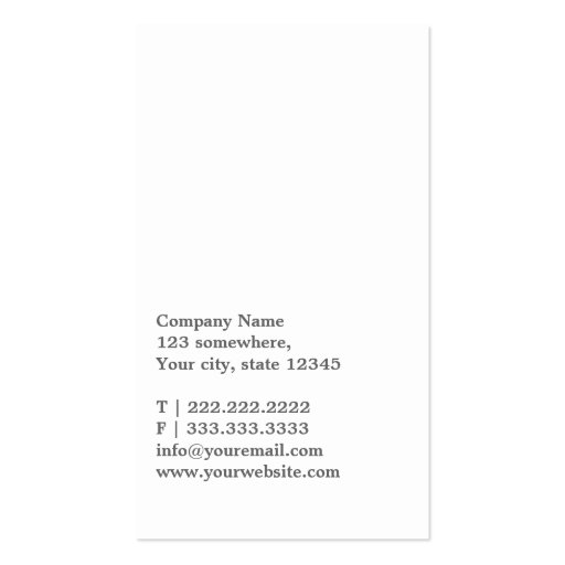 Elegant Chevron Stripes DJ Music Business Card (back side)