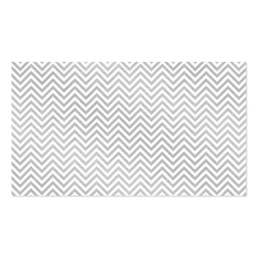 Elegant Chevron Stripes Pattern Business Cards (back side)