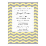 Elegant Chevron Unisex Baby Shower Invitation