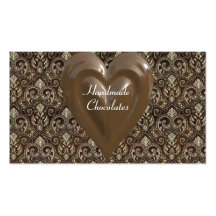 elegant chocolate business card