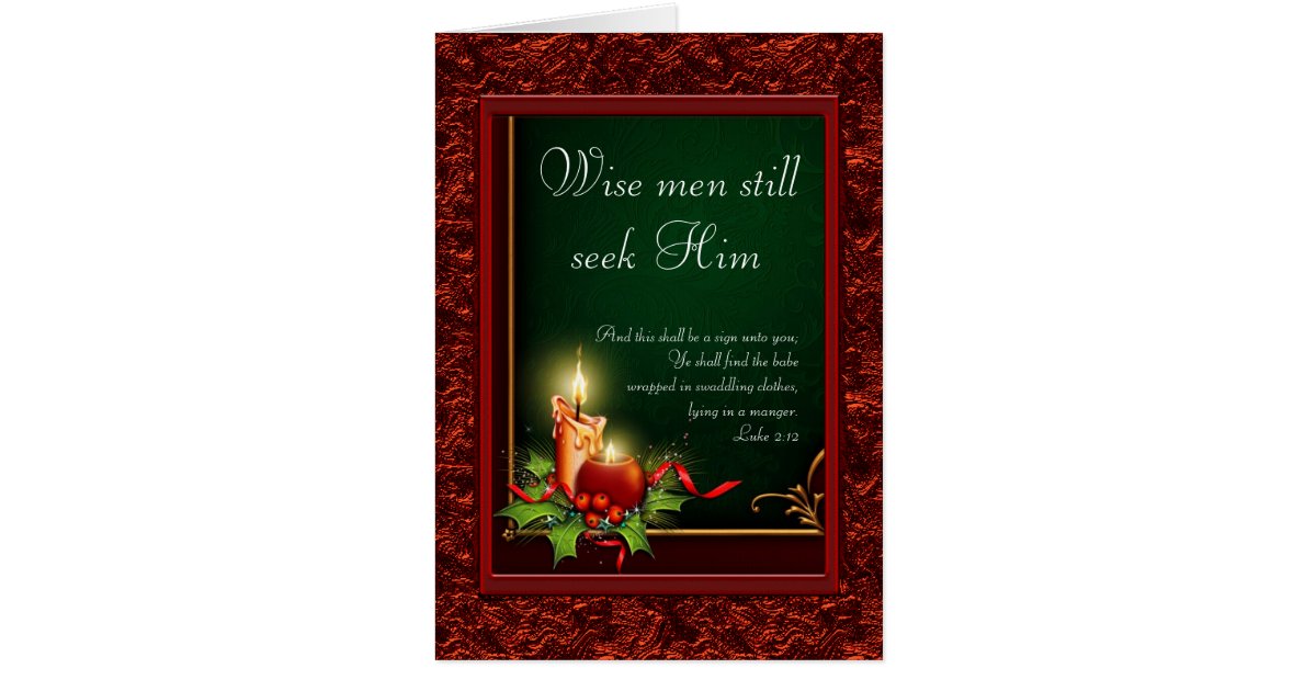 Elegant Christian Christmas Cards | Zazzle