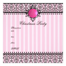 Elegant Christmas Bobble Custom Announcement