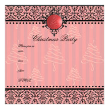 Elegant Christmas Bobble Custom Invites