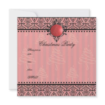 Elegant Christmas Bobble invitations by trennea Elegant Christmas Bobble invitations