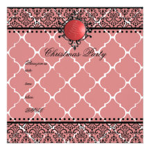 Elegant Christmas Bobble Personalized Invite