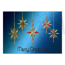 Elegant Christmas card with ornaments