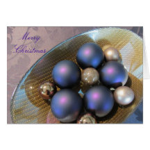 Elegant Christmas Decorations Card