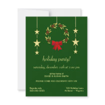 Elegant Christmas Holiday Party Invitations