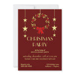 Elegant Christmas Holiday Party Invitations