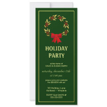 Elegant Christmas Holiday Party Invitations by SquirrelHugger Elegant Christmas Holiday Party Invitations