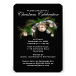 Elegant Christmas Ornament Party Invitation