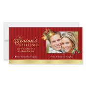 Elegant Christmas Photo Card photocard