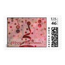 luminaart, byluminaart, christmas, new year, christmas postage, custom postage, modern, funky, chic, postage, new year's day, Stamp with custom graphic design