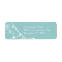 Elegant Christmas return address envelope labels