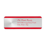 Elegant Christmas Return Address Label