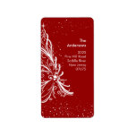 Elegant Christmas Tree Return Address Label