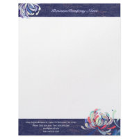 Elegant Chrysanthemum Business Letterhead letterhead