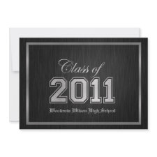 Elegant Class of 2011 Graduation Invitations invitation