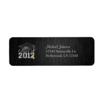 Elegant Class of 2012 Custom Return Address Labels