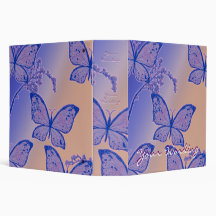 Elegant, classy butterfly files & albums vinyl binders