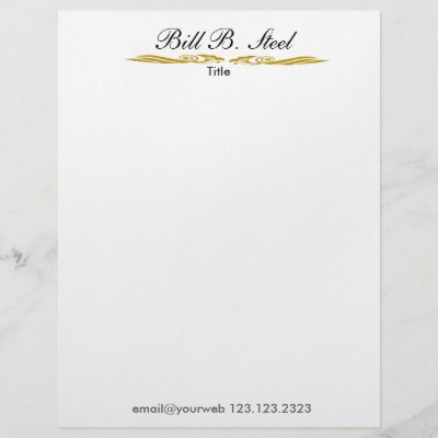 company letterhead sample. Charming elegant letterhead