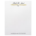 Elegant Classy Charming letterhead by 911business Elegant Classy Charming letterhead