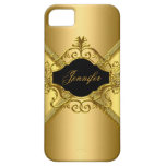 Elegant Classy Gold Black iPhone 5 Covers