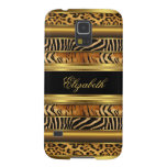 Elegant Classy Gold Mixed Animal Samsung Galaxy S5 Galaxy S5 Cover