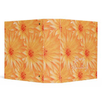 Elegant, classy orange lilly files & albums binders