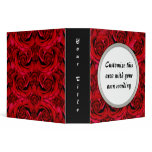 Elegant, classy red roses binders